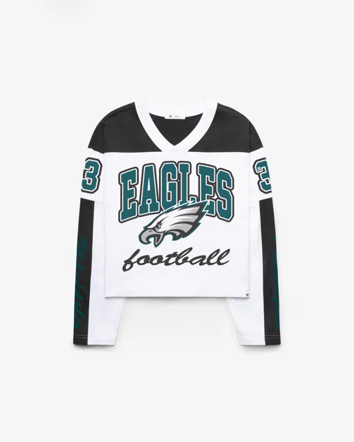 Philadelphia Eagles EXCLAMATION '47 T-SHIRT EN JERSEY METRO FEMME