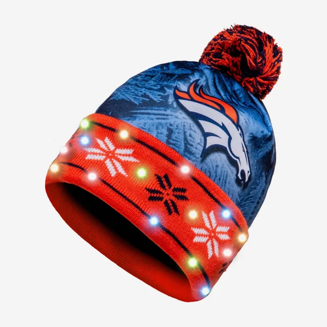 Bonnet lumineux Denver Broncos avec grand logo