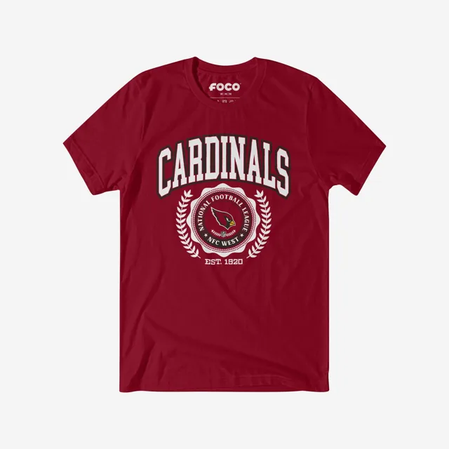 T-shirt à écusson de l'équipe Arizona Cardinals