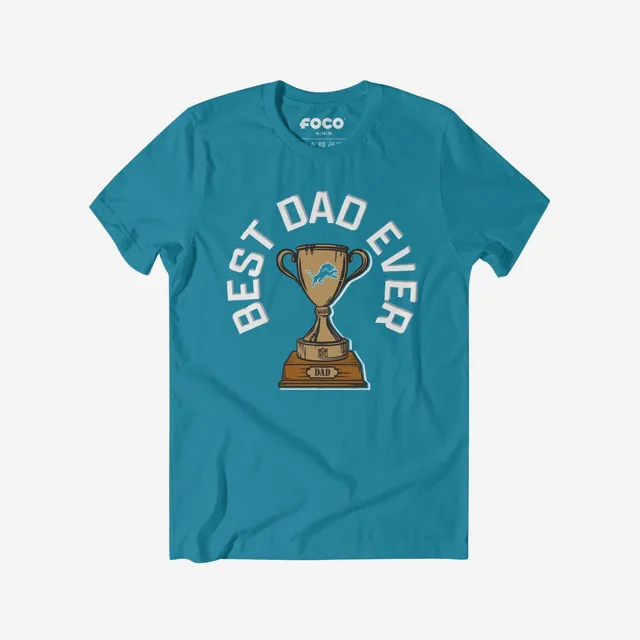 Detroit Lions T-shirt Trophée du meilleur papa de tous les temps
