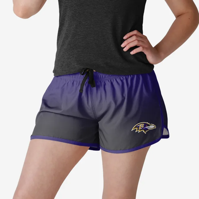 Baltimore Ravens Short de course dégradé pour femmes