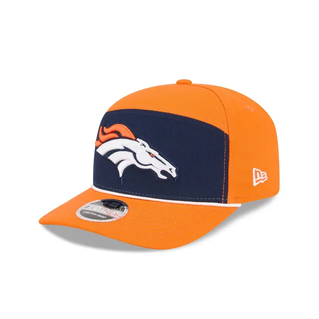 Denver Broncos Chapeau extensible à panneau divisé 9SEVENTY