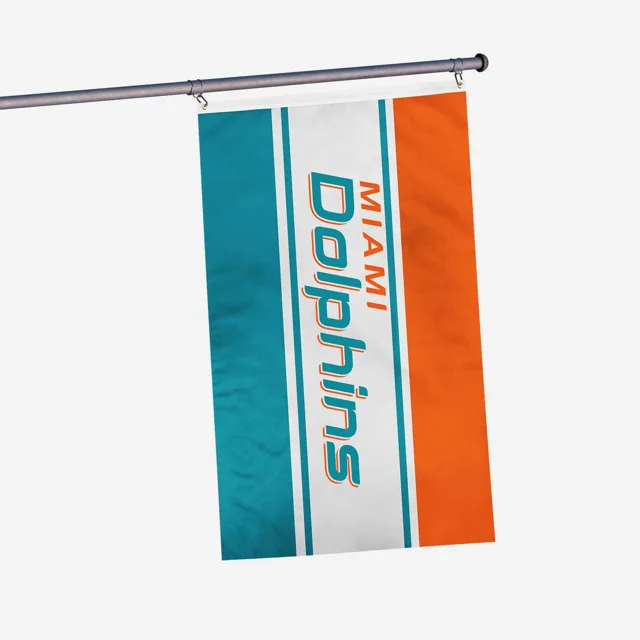 Drapeau horizontal Miami Dolphins