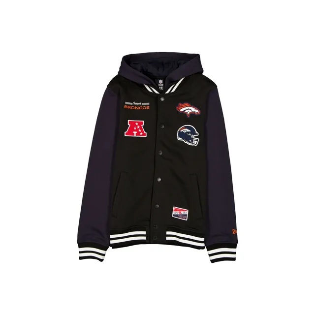 Veste noire rétro Denver Broncos