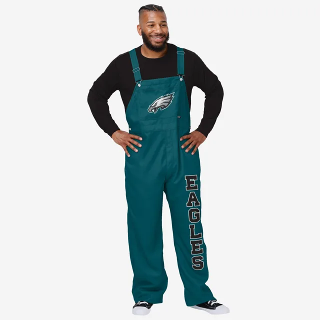 Philadelphia Eagles Salopette à bretelles solide pour hommes