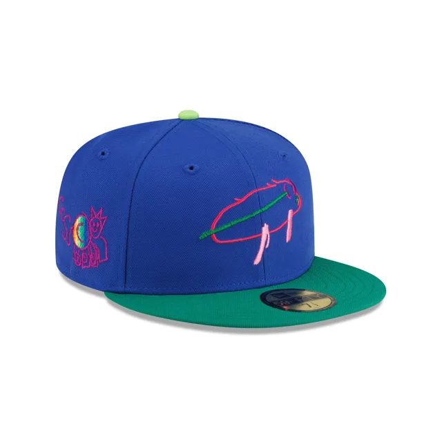 Buffalo Bills Billustration par Caleb 59FIFTY Chapeau ajusté