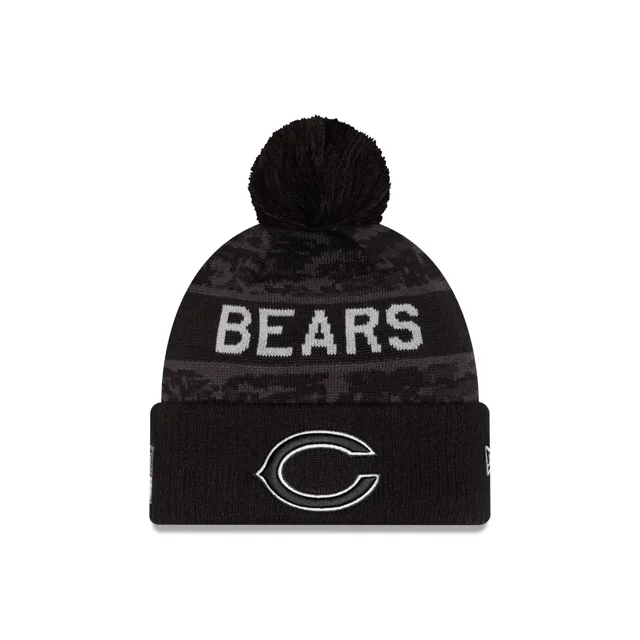 Chicago Bears 2026 Salut au service Pom Knit Hat