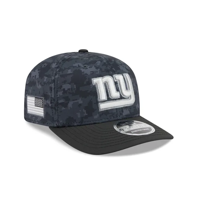 New York Giants 2026 Salut au service 9SEVENTY Chapeau extensible à bouton-pression