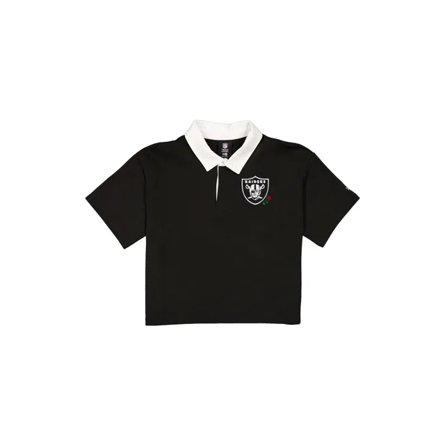 Las Vegas Raiders Polo noir court pour femme