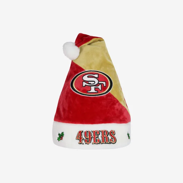 San Francisco 49ers Bonnet de Père Noël color block