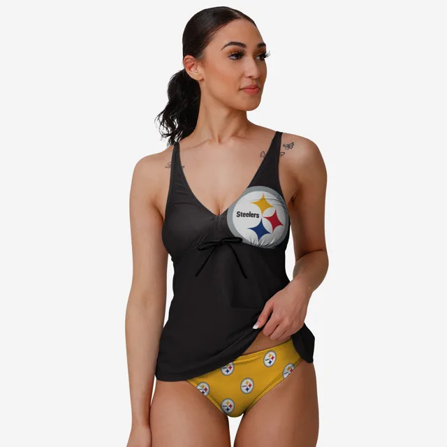 Pittsburgh Steelers Tankini uni d'été pour femmes