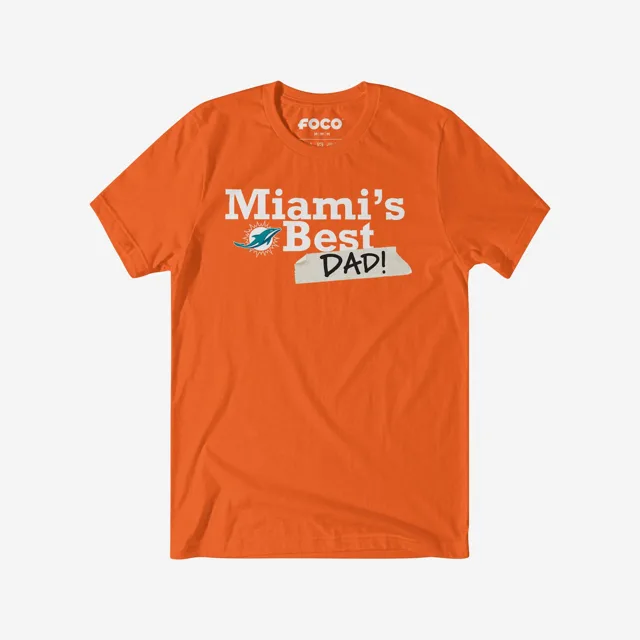 Miami Dolphins T-shirt le meilleur papa du monde