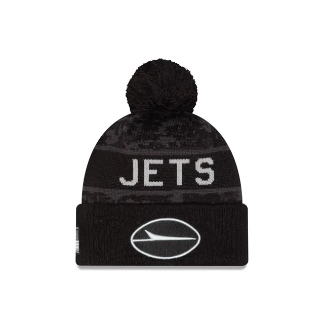 New York Jets 2026 Salut au service Pom Knit Hat