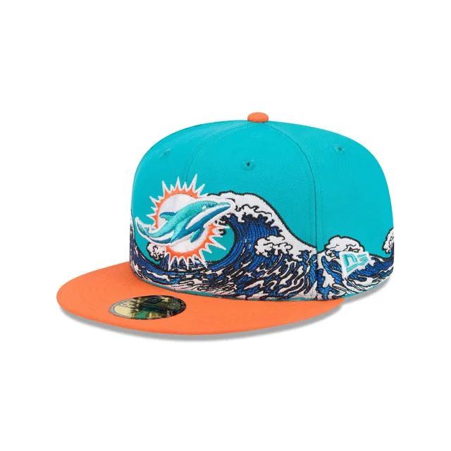 Miami Dolphins Tidal Flow 59FIFTY Chapeau ajusté