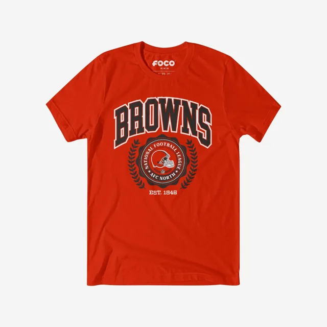 T-shirt à écusson de l'équipe Cleveland Browns