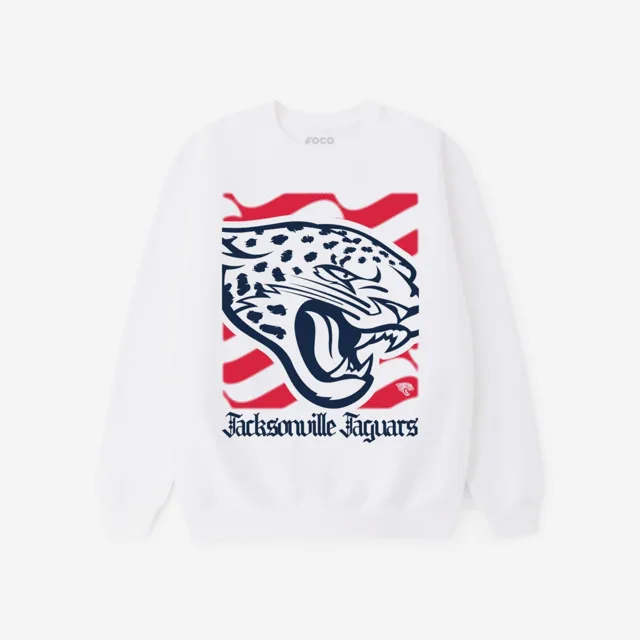 Jacksonville Jaguars Sweat-shirt à col rond avec logo American Heritage