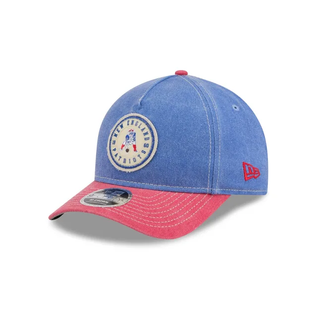 New England Patriots Chapeau Snapback en feutre 9FORTY M-Crown A-Frame