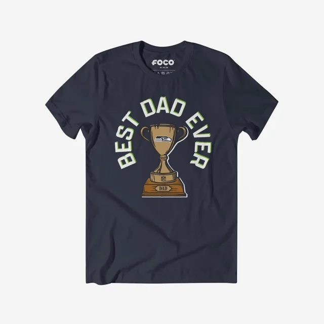 Seattle Seahawks T-shirt Trophée du meilleur papa de tous les temps