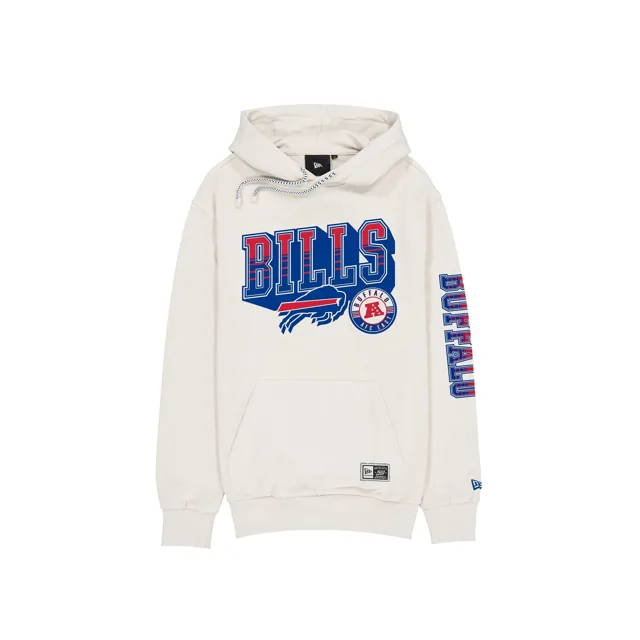 Buffalo Bills Throwback Chrome Blanc Sweat à capuche