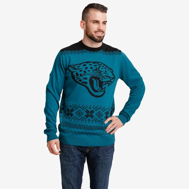 Jacksonville Jaguars Pull de Noël avec grand logo