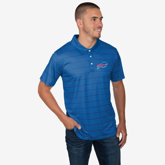 Polo rayé en polyester Buffalo Bills
