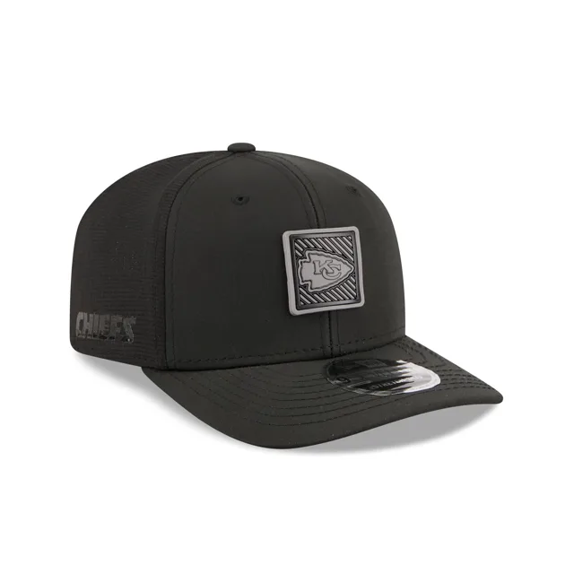 Kansas City Chiefs 2026 Training Noir 9SEVENTY Casquette extensible à bouton-pression