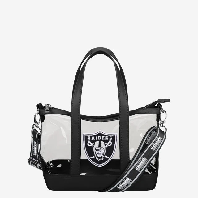Las Vegas Raiders Mini sac fourre-tout transparent à bandoulière