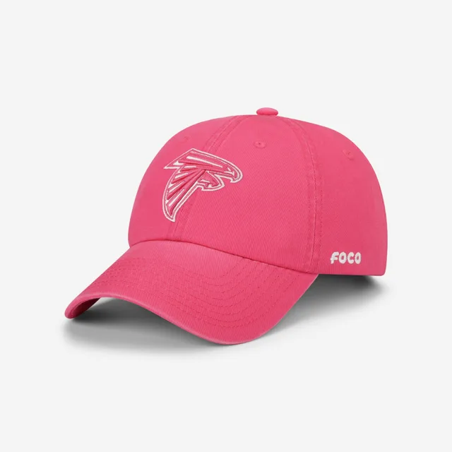 Casquette décontractée Atlanta Falcons magenta et blanche