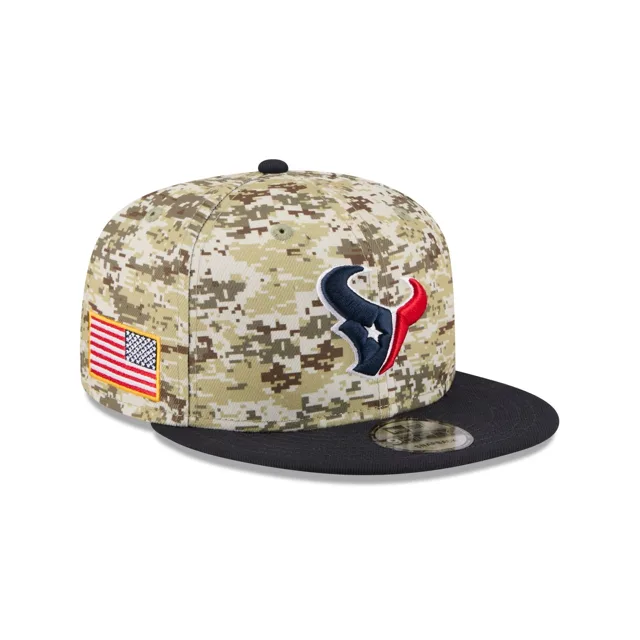 Houston Texans 2025 Salut au service Fan Gear 9FIFTY Snapback Hat
