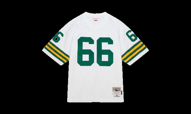 NFL JERSEY BLANC PACKERS 1966 RAY NITSCHKE "PACKERS" LGJY6352 GBP66RNIWHIT