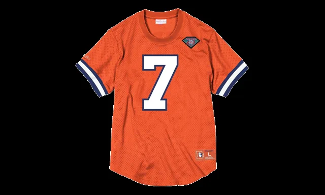 Chemise à col rond en maille avec nom et numéro NFL "Denver Broncos - Orange" NNMPMG18061 DBRORAN94JEL