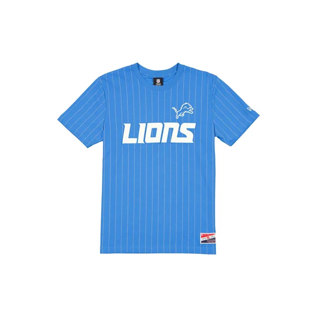 Detroit Lions T-shirt rétro à fines rayures