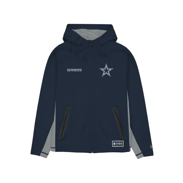 Dallas Cowboys Combine Sweat à capuche entièrement zippé