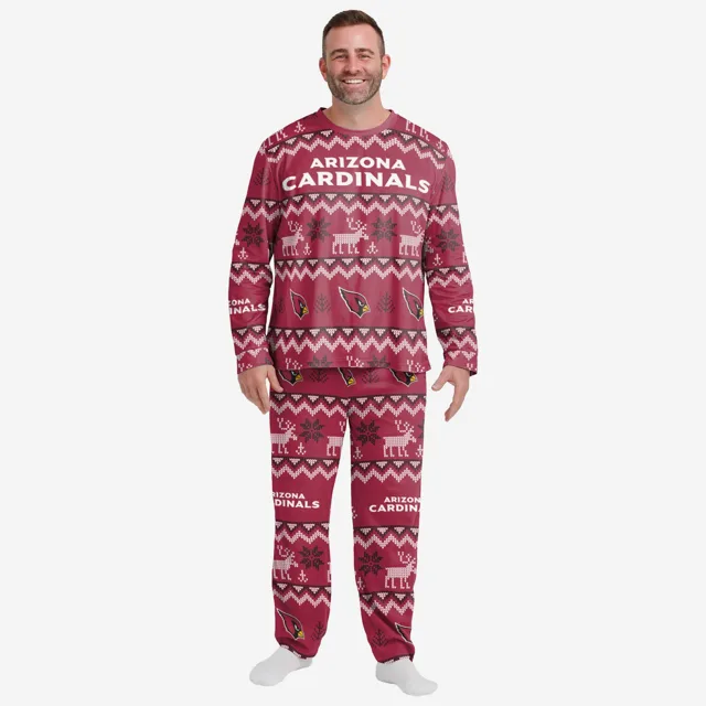 Arizona Cardinals Pyjama de vacances en famille à motif laid pour hommes