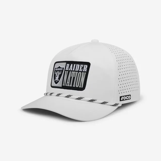 Casquette RF avec slogan Las Vegas Raiders Poly Pro Marquee