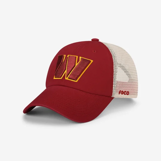 Washington Commanders Casquette de camionneur décontractée avec logo principal