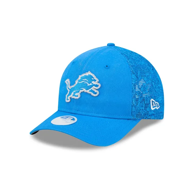 Detroit Lions Casquette de camionneur 9FORTY M-Crown en maille florale pour femme