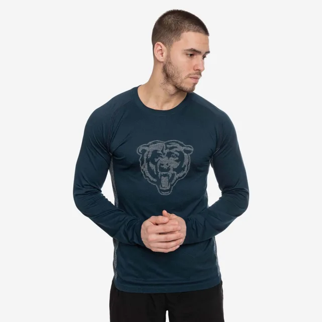Chicago Bears Chemise Performance Pride à manches longues