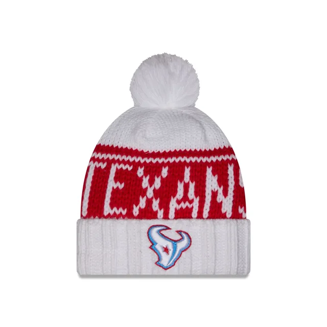 Houston Texans 2026 Rivalries Bonnet en tricot à pompon pour femme