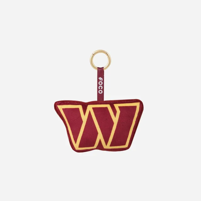 Washington Commanders Porte-clés avec logo de l'équipe en peluche