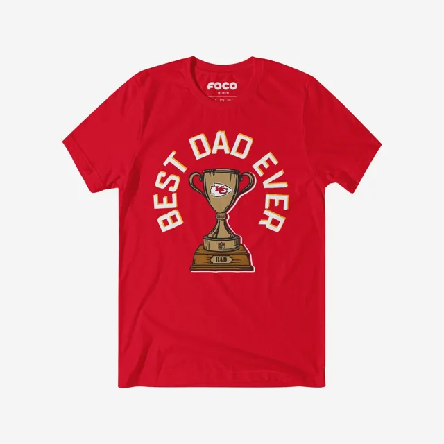 Kansas City Chiefs T-shirt Trophée du meilleur papa de tous les temps