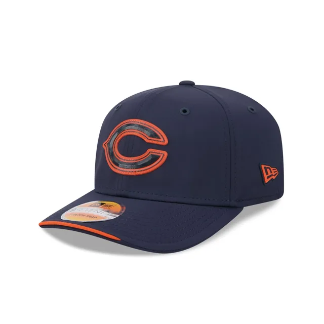 Chicago Bears 2026 Sideline 9SEVENTY Chapeau extensible à bouton-pression