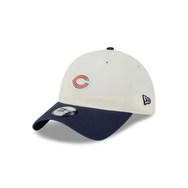 Chicago Bears Mini Logo Chrome Blanc Chapeau réglable classique décontracté