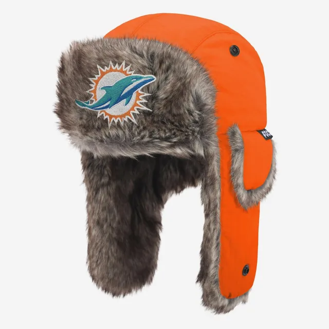 Miami Dolphins Chapeau de trappeur en fausse fourrure