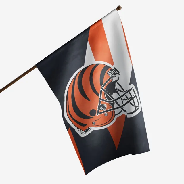 Casque Cincinnati Bengals Drapeau vertical