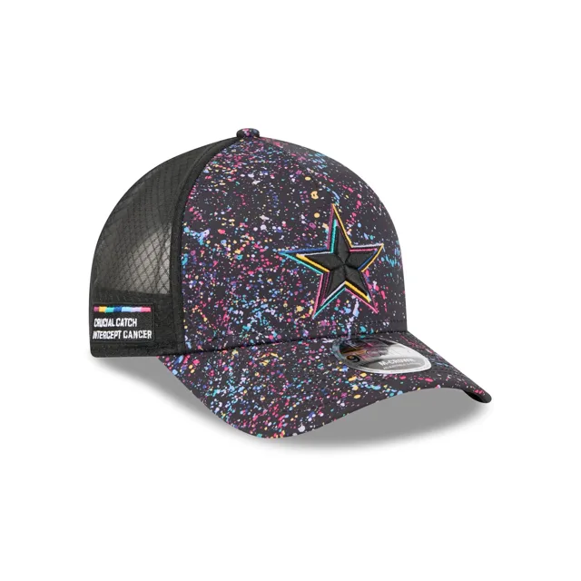 Dallas Cowboys 2025 Casquette de camionneur Crucial Catch 9FORTY M-Crown A-Frame