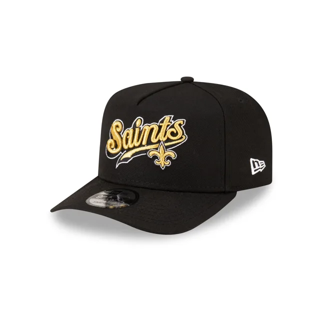 Born x Raised x New Orleans Saints Script Noir 9FIFTY Casquette Snapback A-Frame