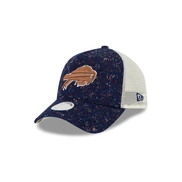 Buffalo Bills Casquette de camionneur en tricot 9FORTY A-Frame pour femmes