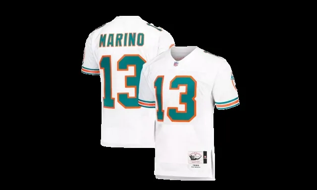 NFL MAILLOT BLANC DOLPHINS 1992 DAN MARINO "DOLPHINS" AJY66195 MDO92DMAWHIT