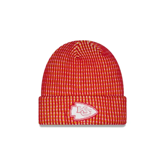 Kansas City Chiefs 2026 Bonnet tricoté à revers pour temps froid